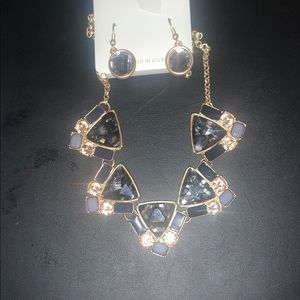 Necklace and earrings set